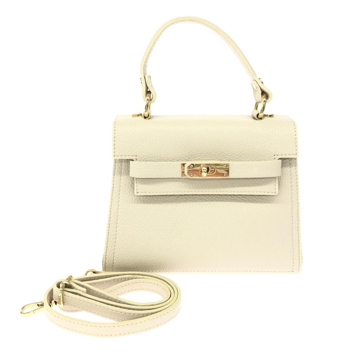 AULENTTI 2WAY Bag in Excellent Condition, Apartement/Leather, White, Ladies