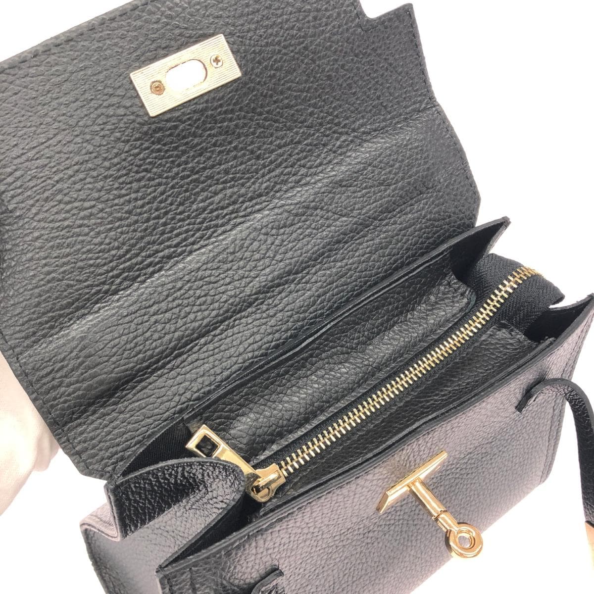 AULENTTI 2WAY bag in excellent condition, Apartement/Leather, Black, Ladies 8