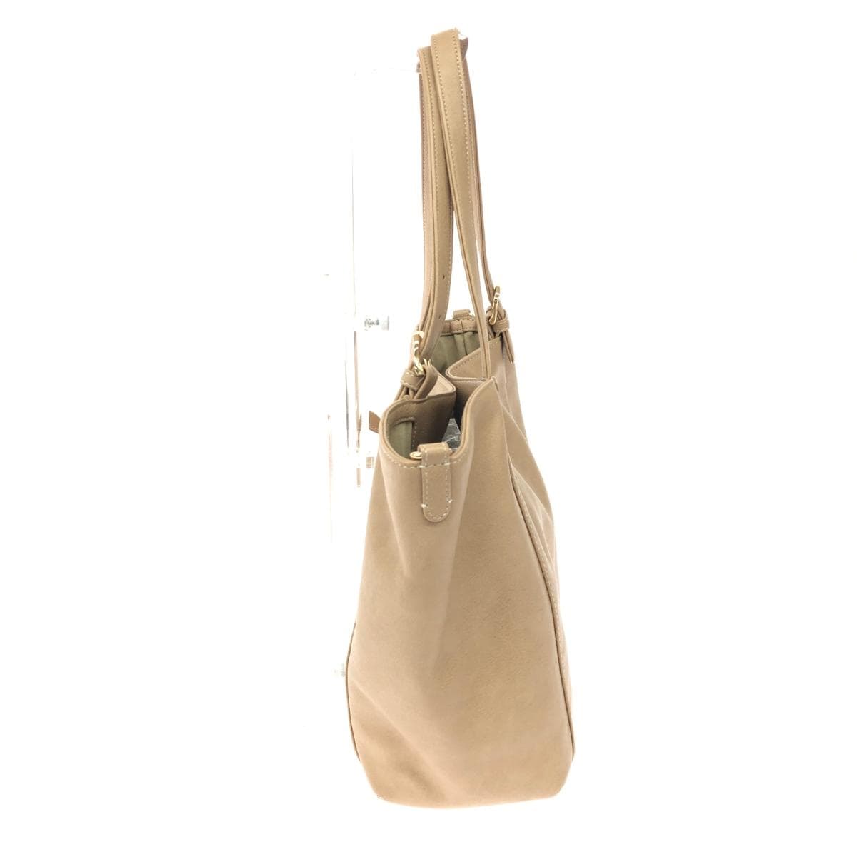 Kitamura Tote Bag Good Condition PVC Beige Women's 2