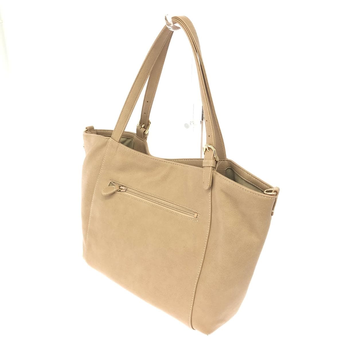 Kitamura Tote Bag Good Condition PVC Beige Women's 3