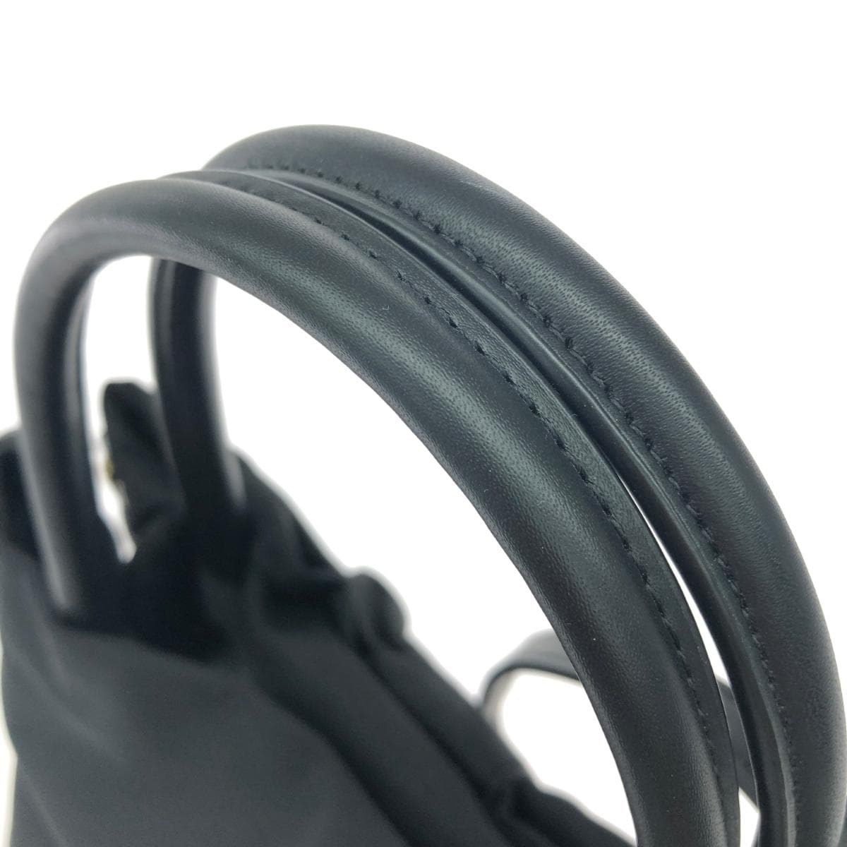 TOCCA 2WAY bag in excellent condition, ribbon design/nylon, black, for ladies 4