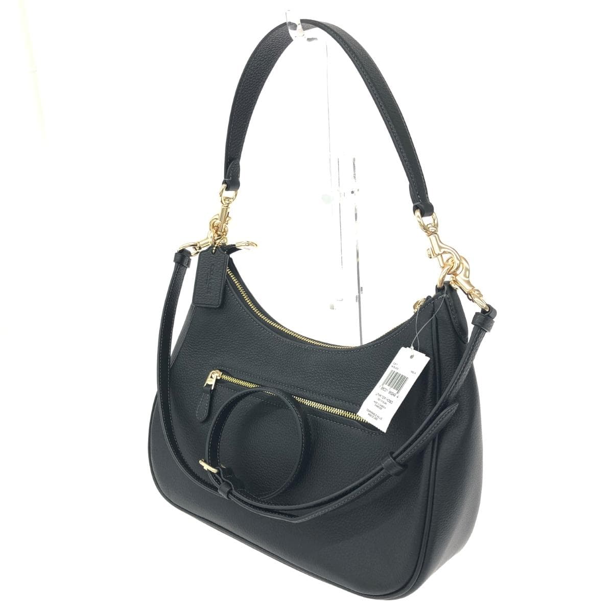 COACH Coach Shoulder Bag Unused Item Leather CJ517 Black Ladies 3