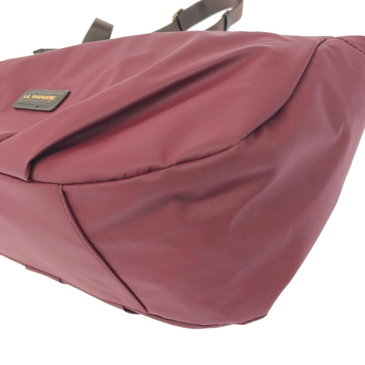 LA BAGAGERIE Shoulder Bag Good Condition Nylon Bordeaux/Red Women's 6