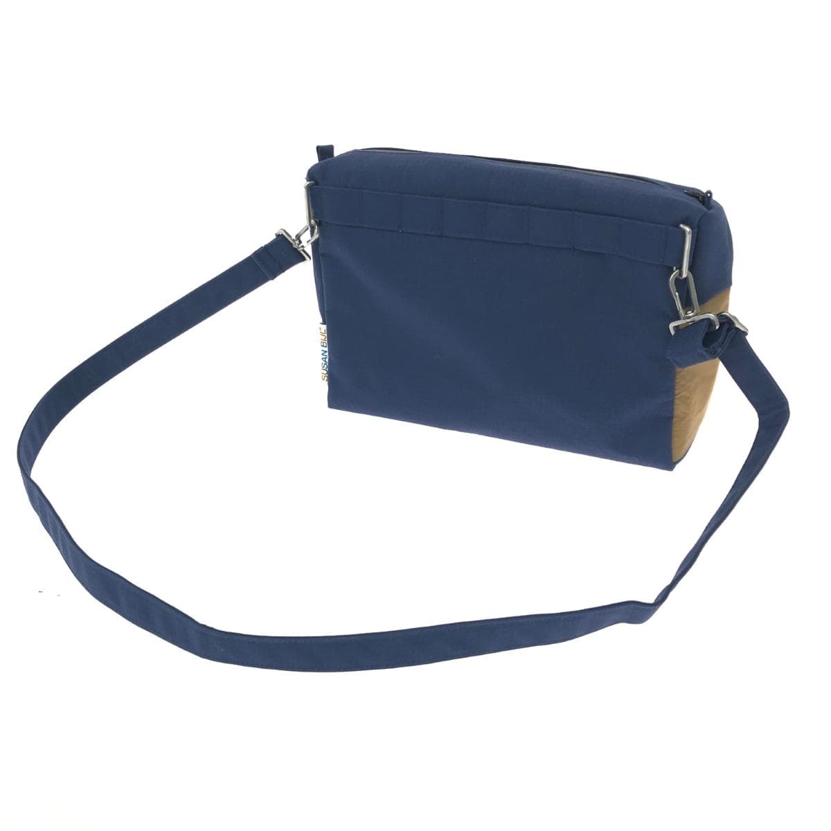 Susan Bijl Shoulder Bag Good Condition Nylon Navy Unisex 3