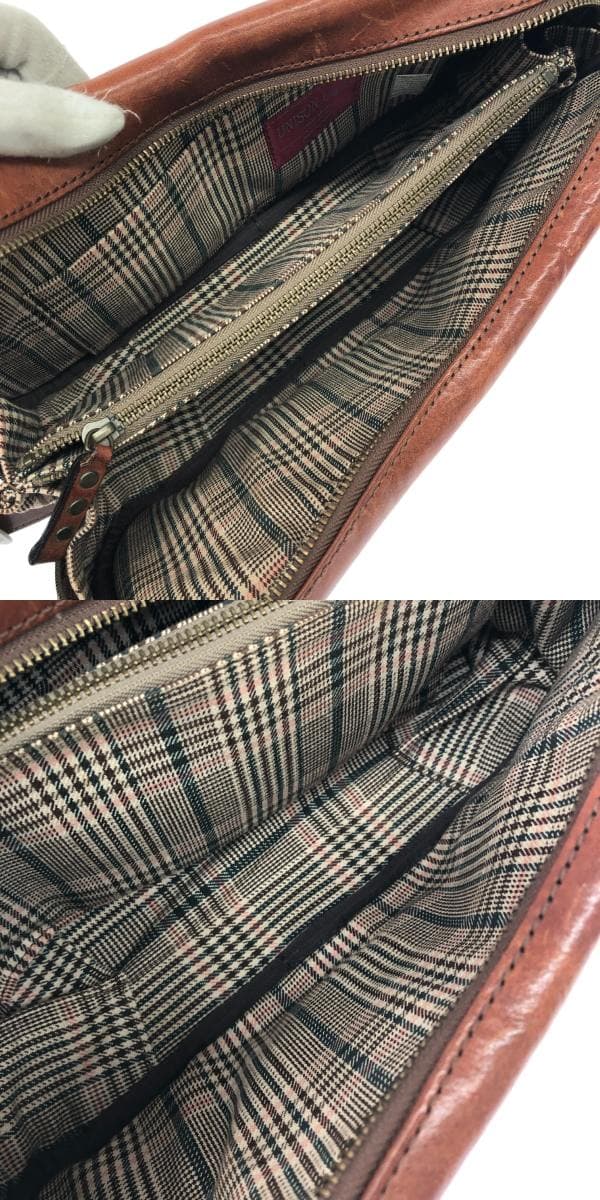 UNISONDEPT Unison Dept Shoulder Bag Leather Brown 10