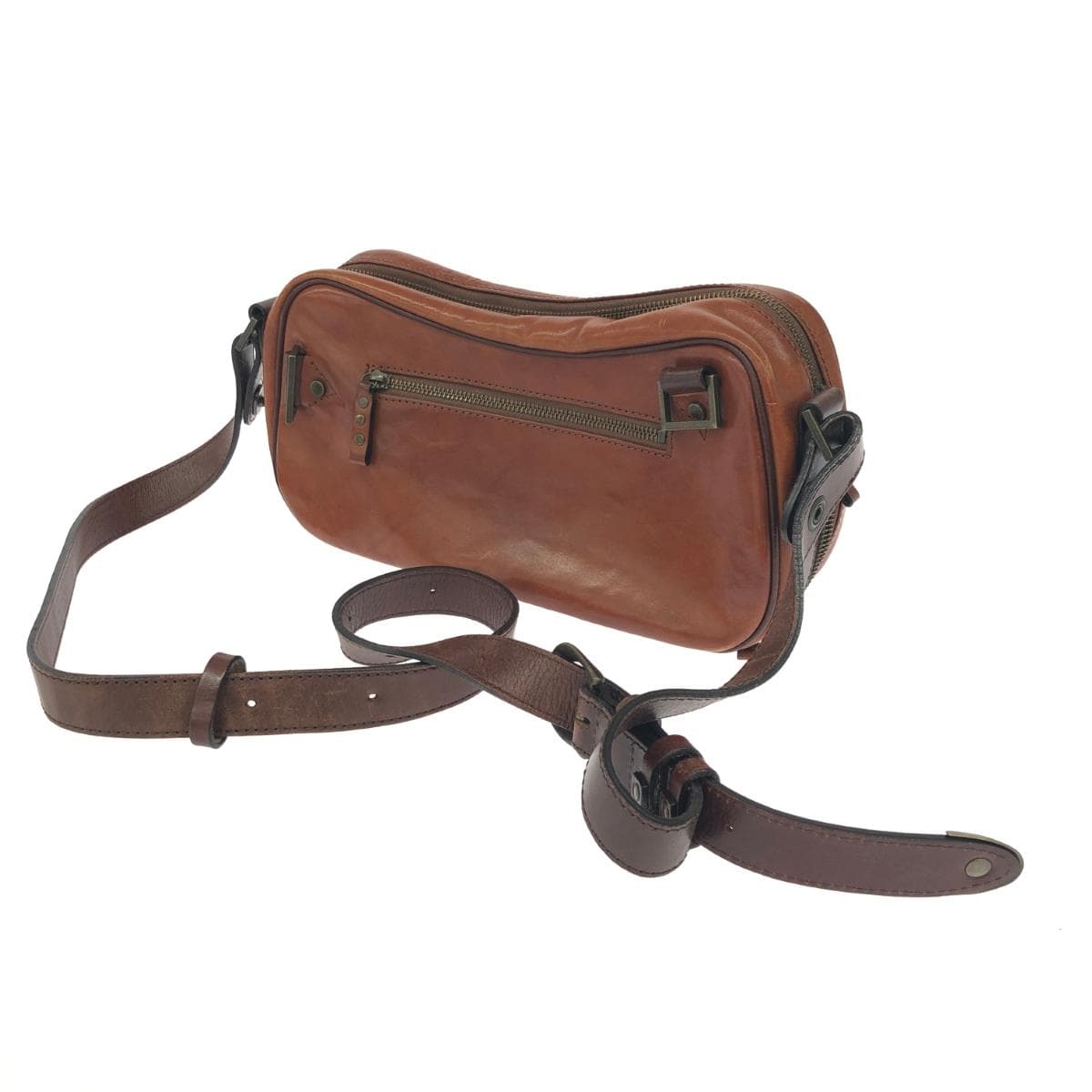 UNISONDEPT Unison Dept Shoulder Bag Leather Brown 3