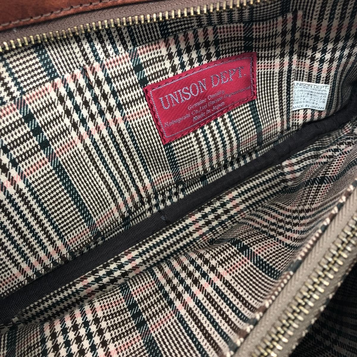 UNISONDEPT Unison Dept Shoulder Bag Leather Brown 6