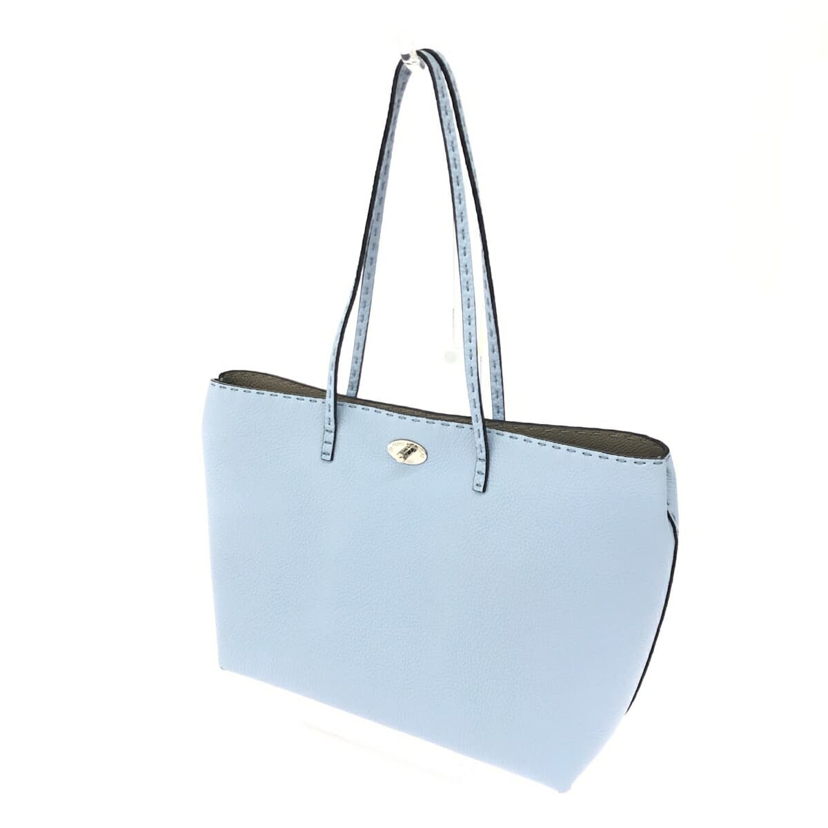 FENDI Selleria Carla Good Condition Leather Blue Women's 3