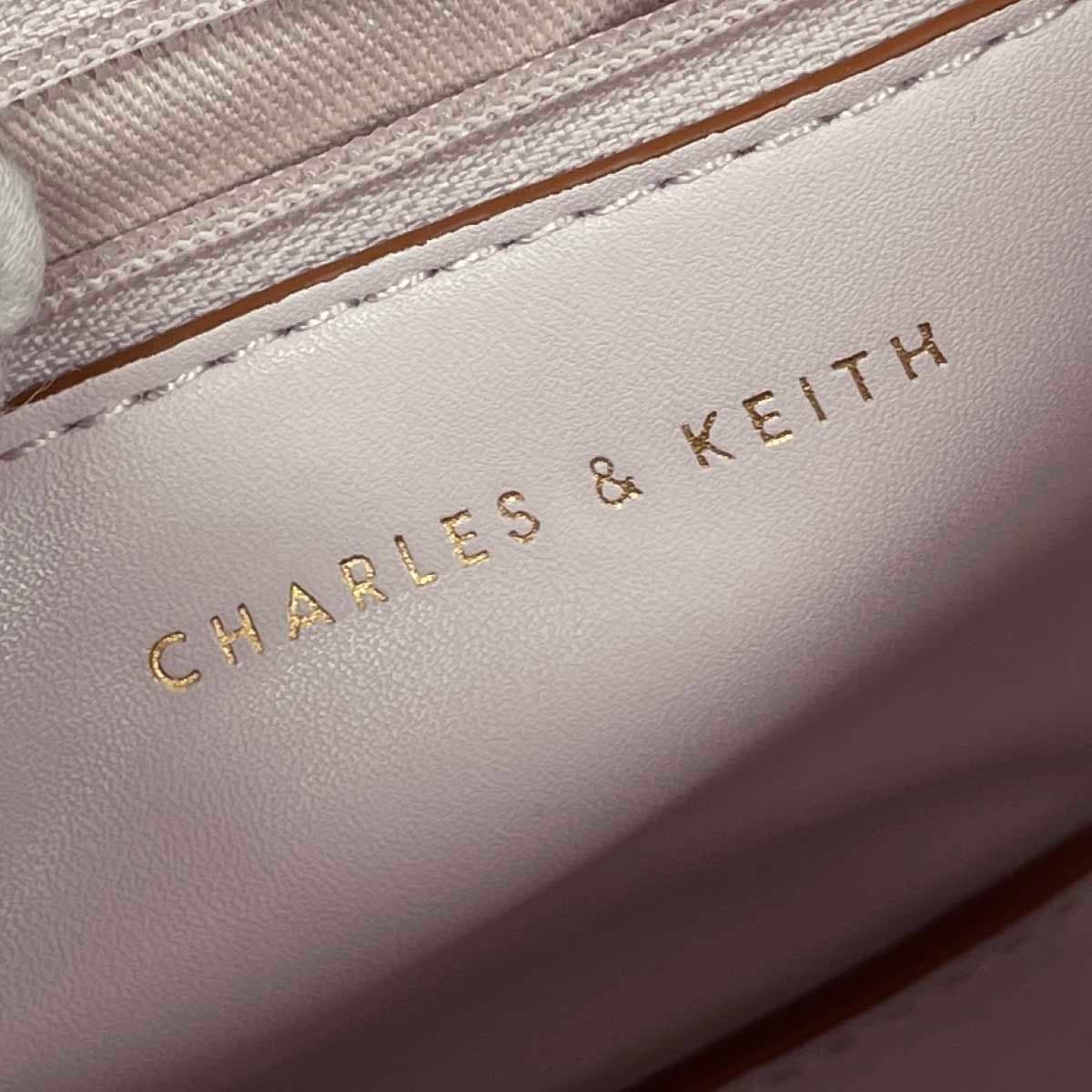 CHARLES&KEITH One Shoulder Bag Like New PVC Pink Women's 6