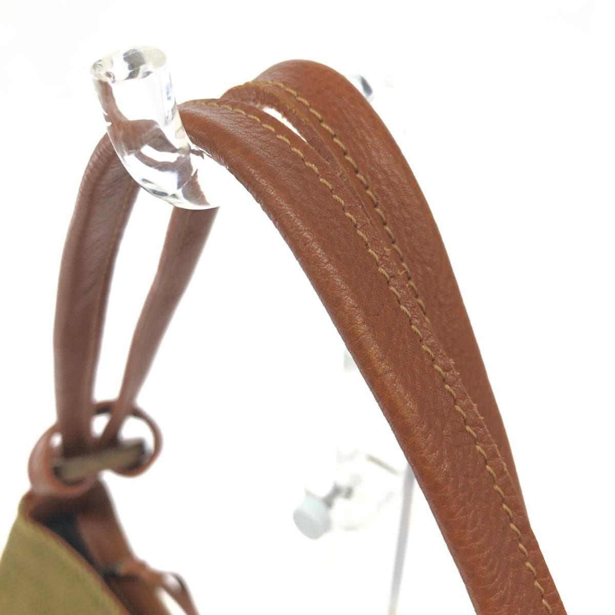 Mother House One Shoulder Bag Leather Parts Brown Ladies 4