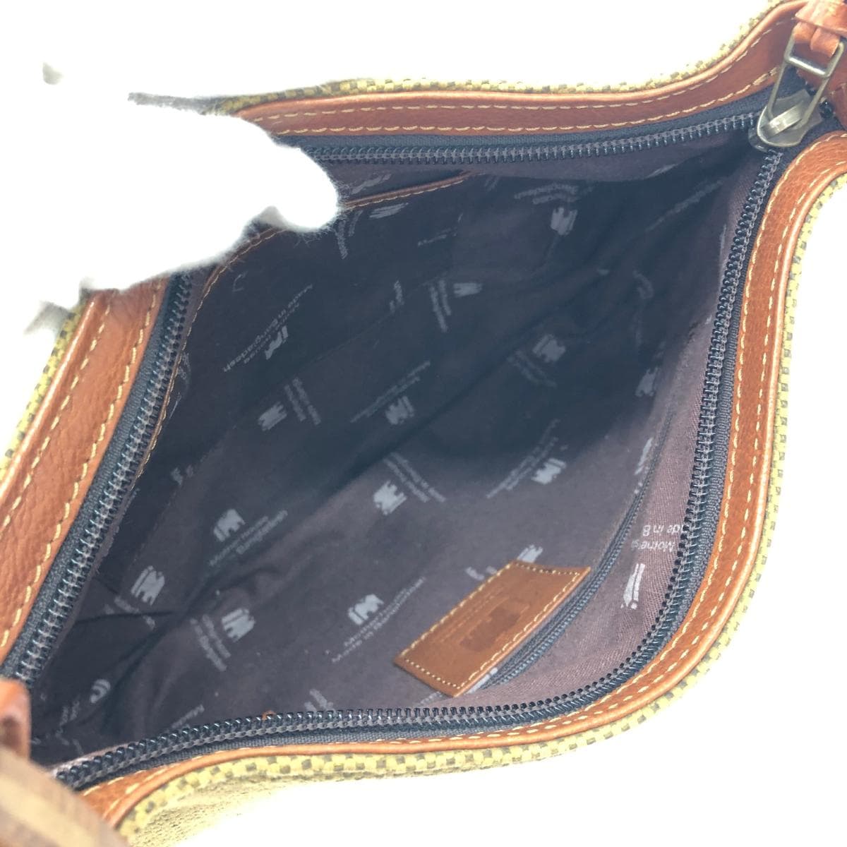 Mother House One Shoulder Bag Leather Parts Brown Ladies 6