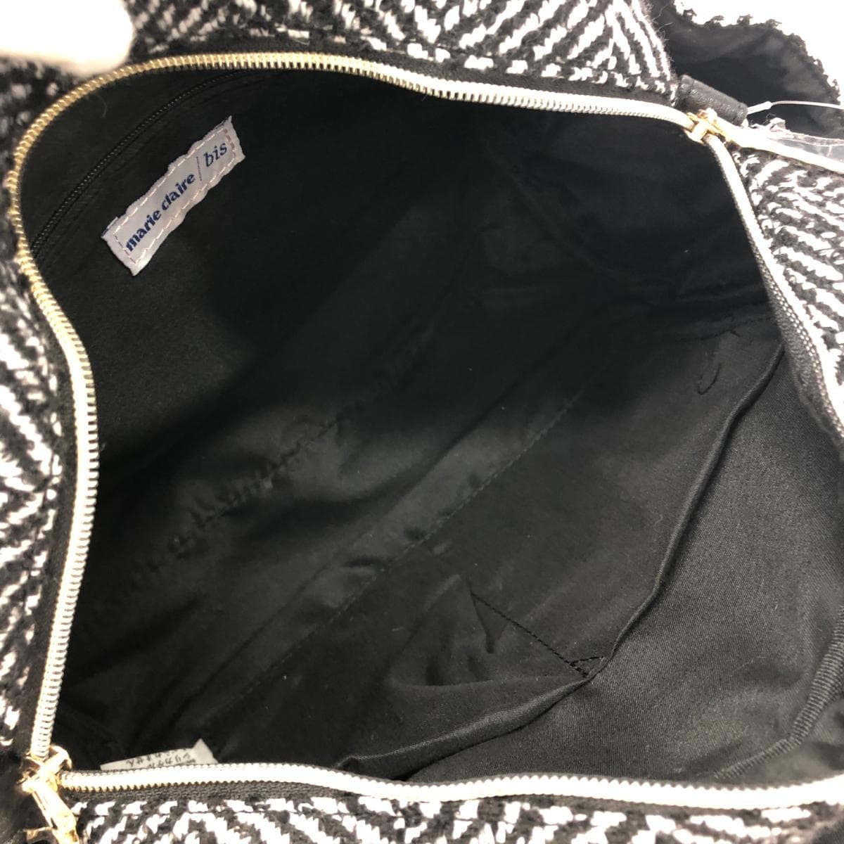 Marie Claire Fabric 2WAY Mini Boston Unused Item Black Ladies 7