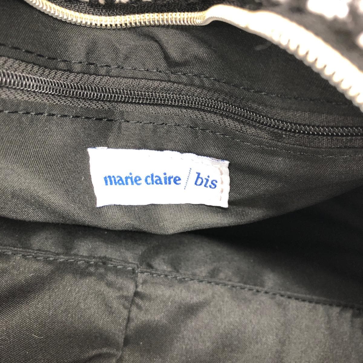 Marie Claire Fabric 2WAY Mini Boston Unused Item Black Ladies 8