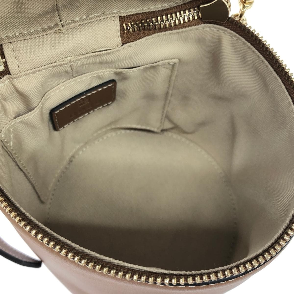 GRES Gray Vanity 2WAY Bag, Unused, Leather, Brown, Women's 7