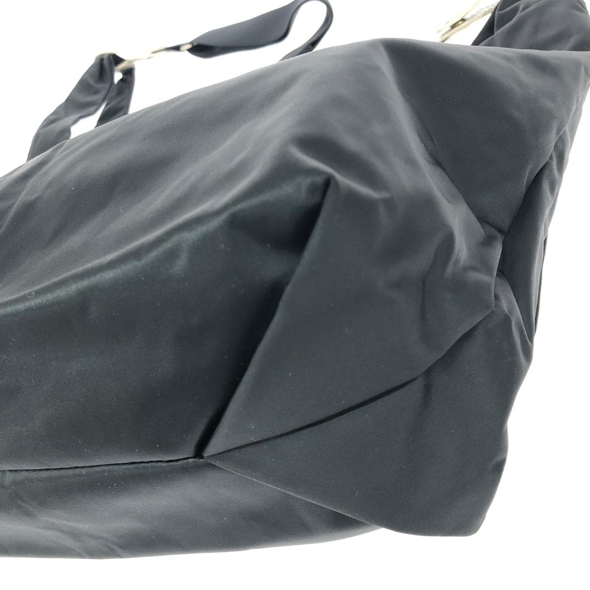 russet LASHIT 3WAY Shoulder Bag/TUBOMI Nylon Black Ladies 5