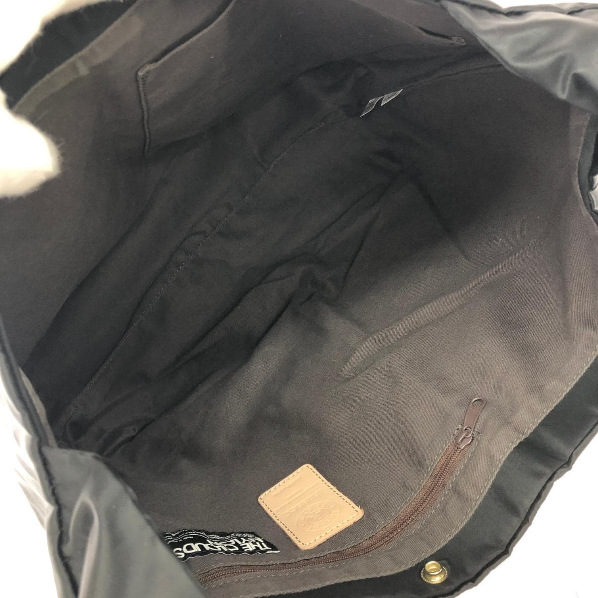 russet LASHIT 3WAY Shoulder Bag/TUBOMI Nylon Black Ladies 6