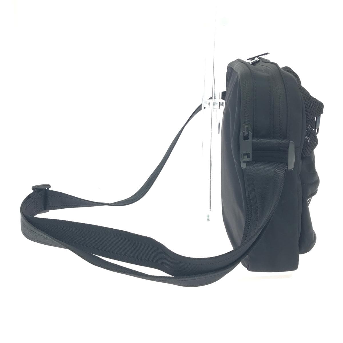 DIESEL Diesel Shoulder Bag Good Condition Nylon Black Unisex 2