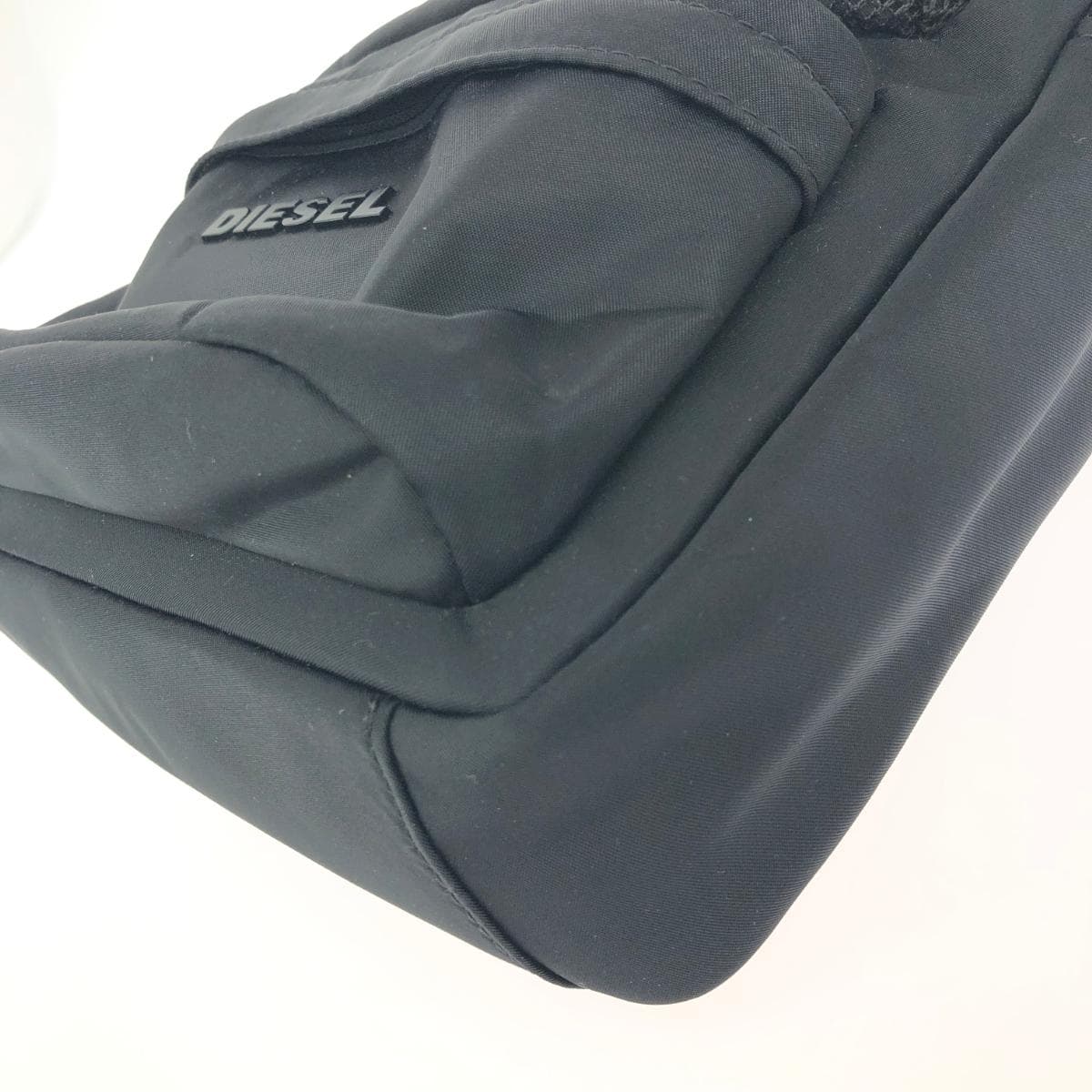DIESEL Diesel Shoulder Bag Good Condition Nylon Black Unisex 5