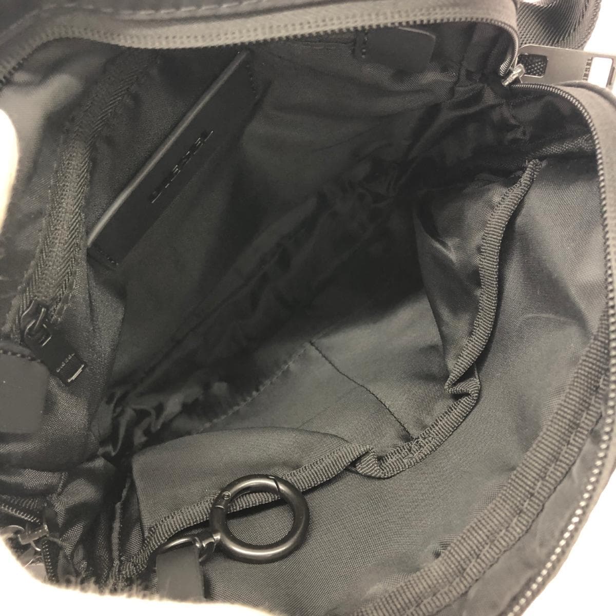 DIESEL Diesel Shoulder Bag Good Condition Nylon Black Unisex 7