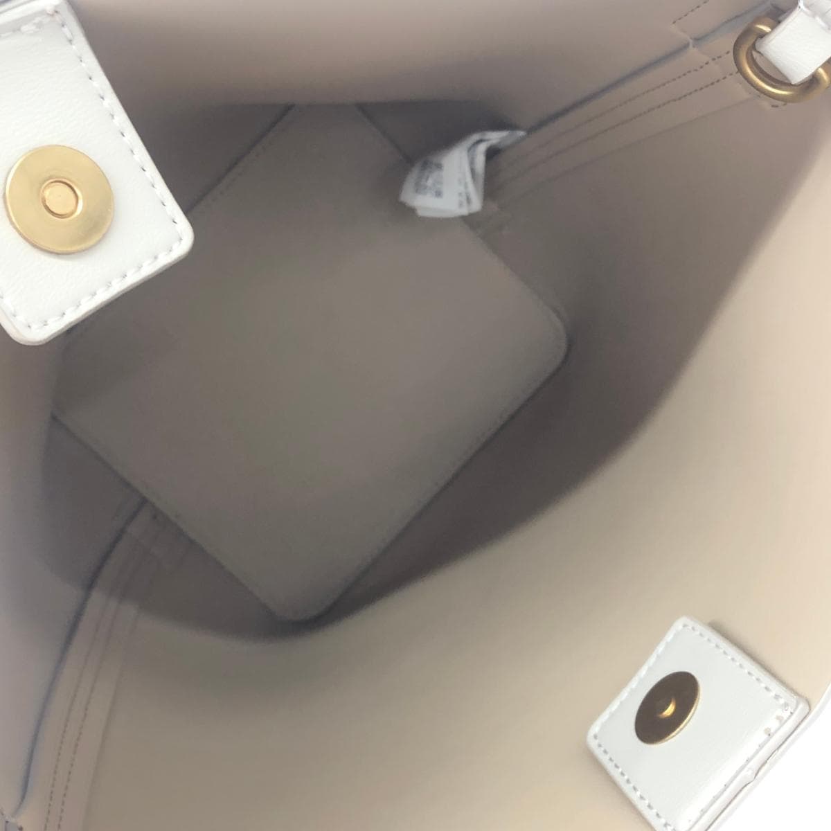 ZARA Shoulder Bag Good Condition Bucket/Ecru White Ladies 6