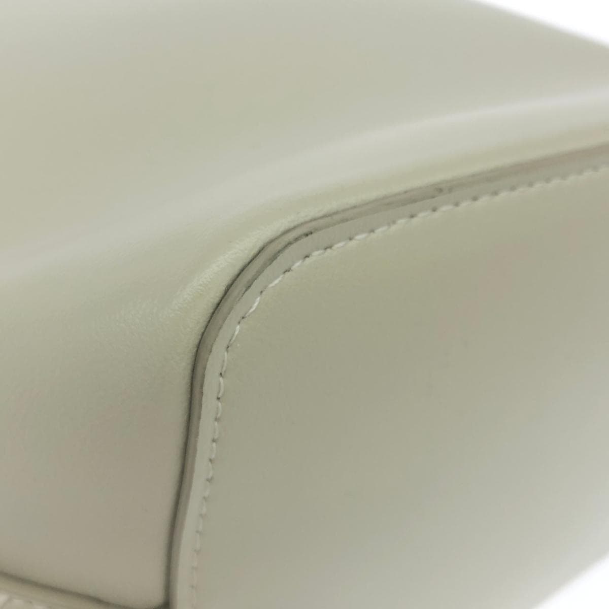 ZARA Shoulder Bag Good Condition Bucket/Ecru White Ladies 7