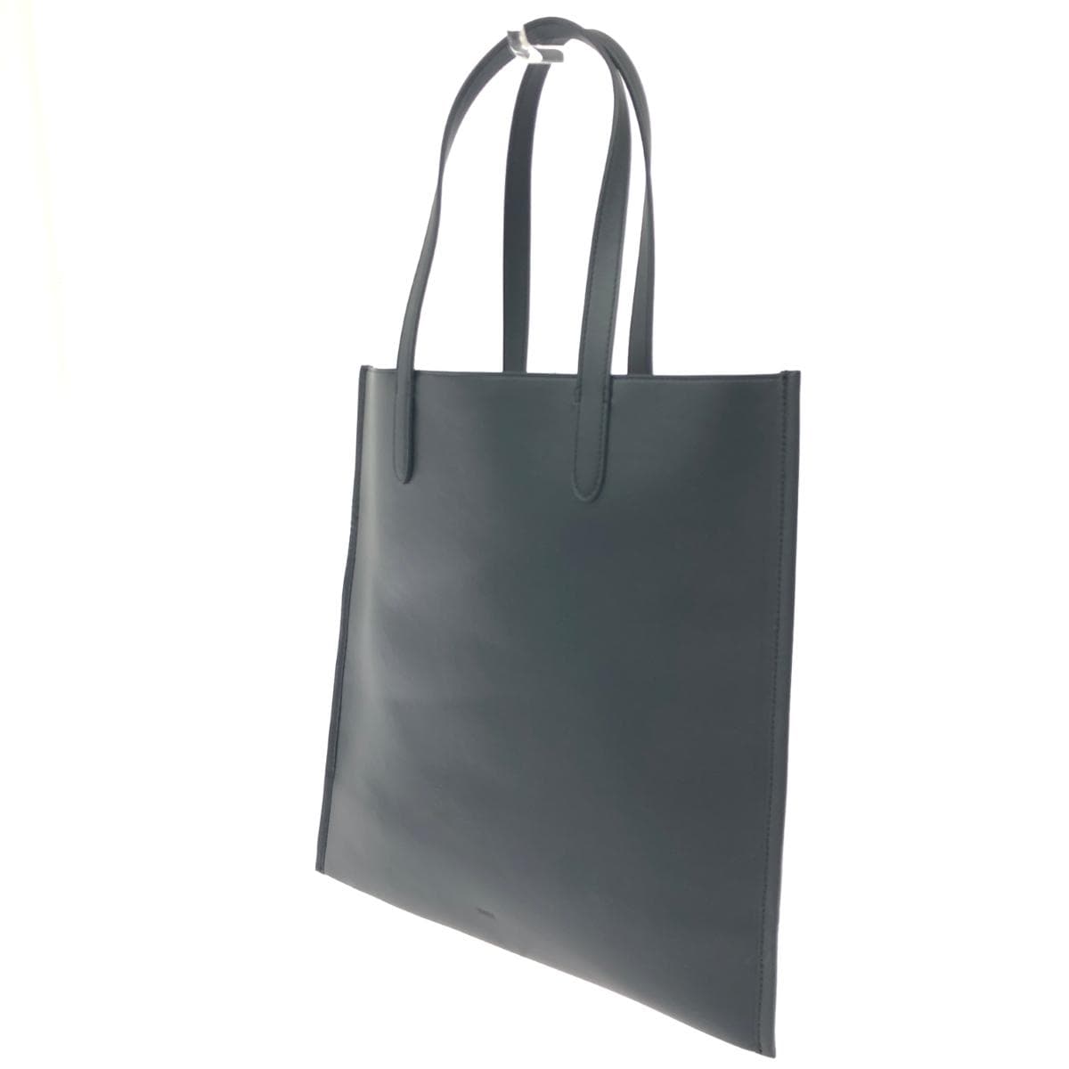 VASIC Vagic Flat Tote Bag Excellent Condition Leather Black Women's 3