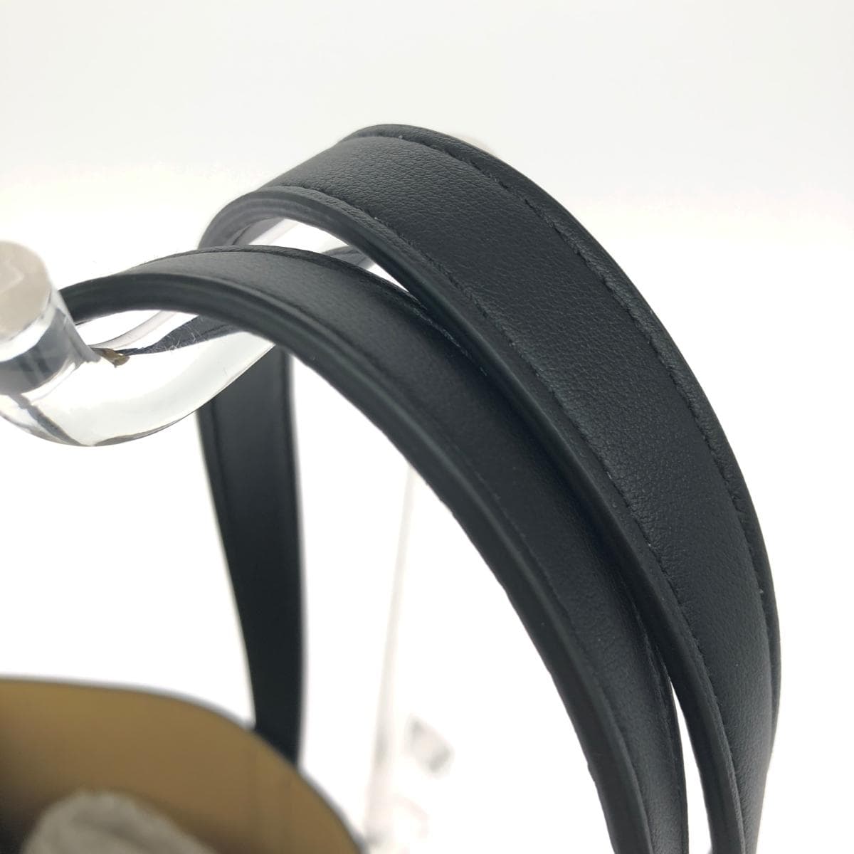 VASIC Vagic Flat Tote Bag Excellent Condition Leather Black Women's 4