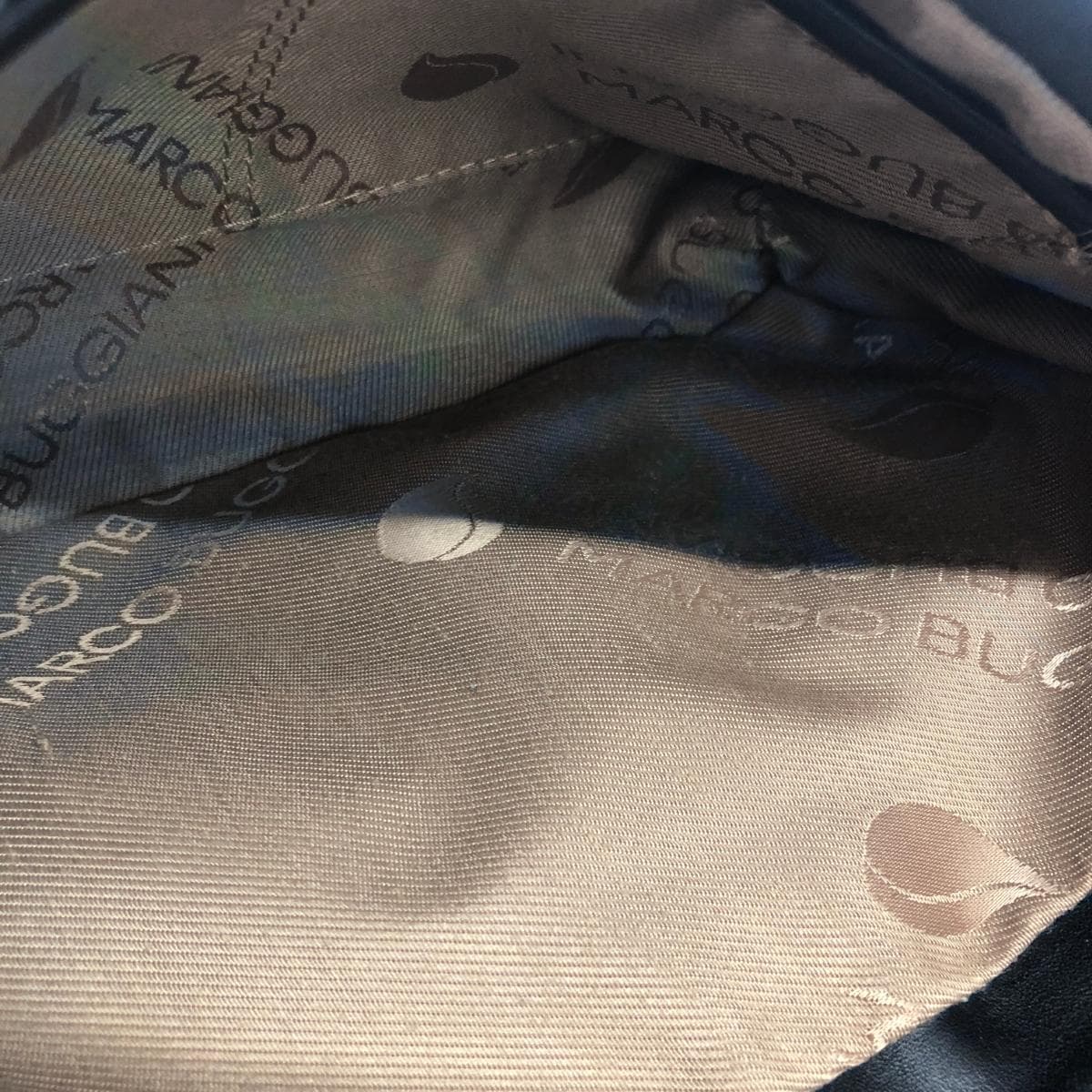 Marco Buggiani Shoulder Bag Flap / Leather Black Women's 4