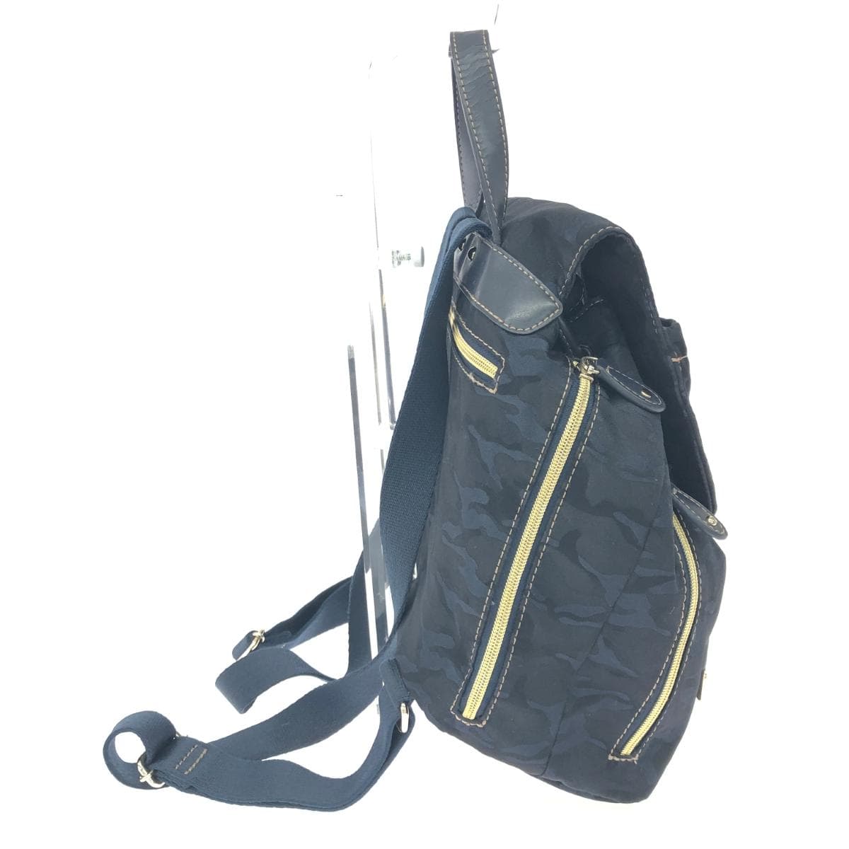 CHRISTIAN OLIVIER Backpack Camouflage/Nylon Navy Ladies 2