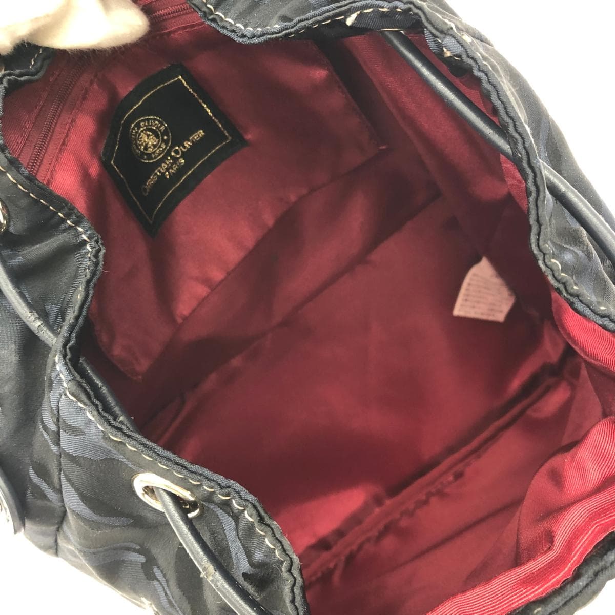 CHRISTIAN OLIVIER Backpack Camouflage/Nylon Navy Ladies 6