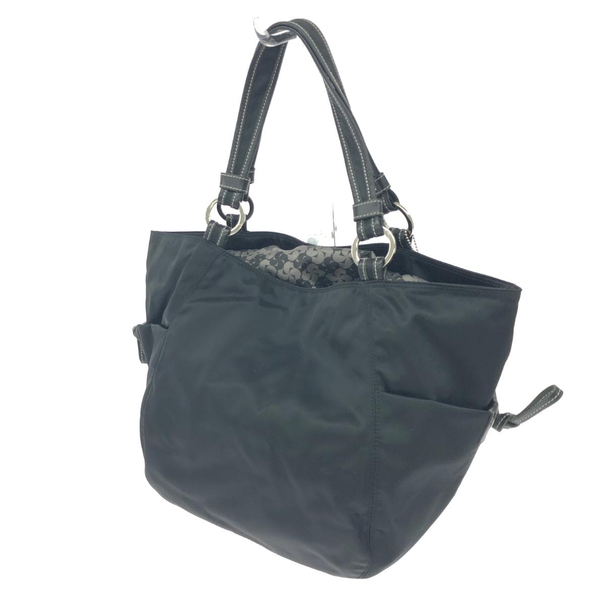 Pierre Cardin tote bag in good condition, nylon, black, for women 3