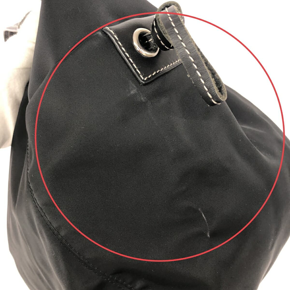 Pierre Cardin tote bag in good condition, nylon, black, for women 8