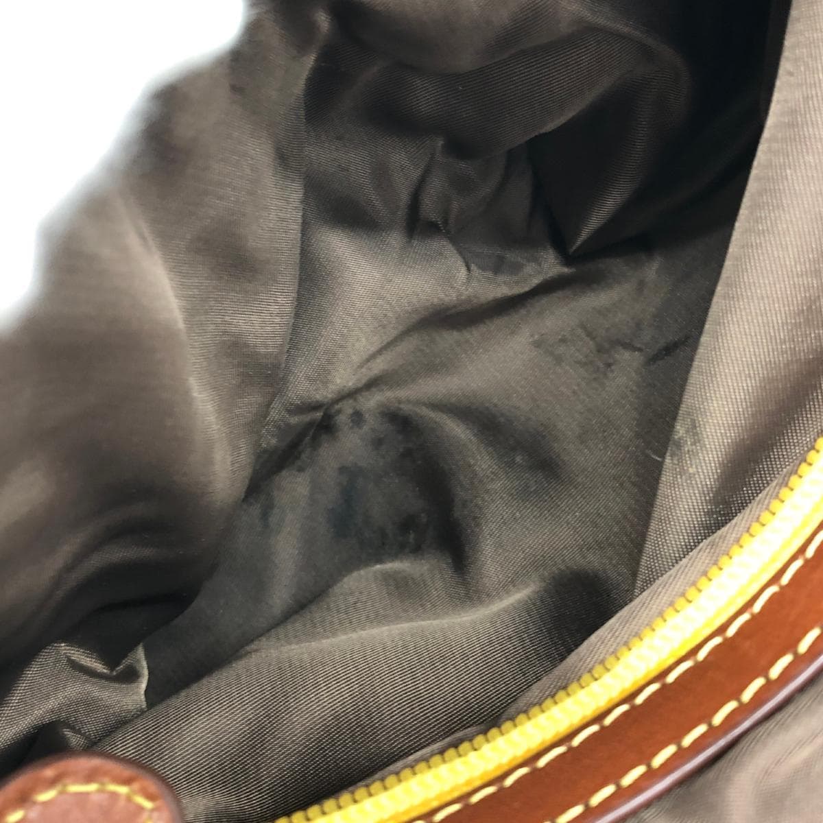 Russet Rassit Tote Bag Leather Brown Women's 10