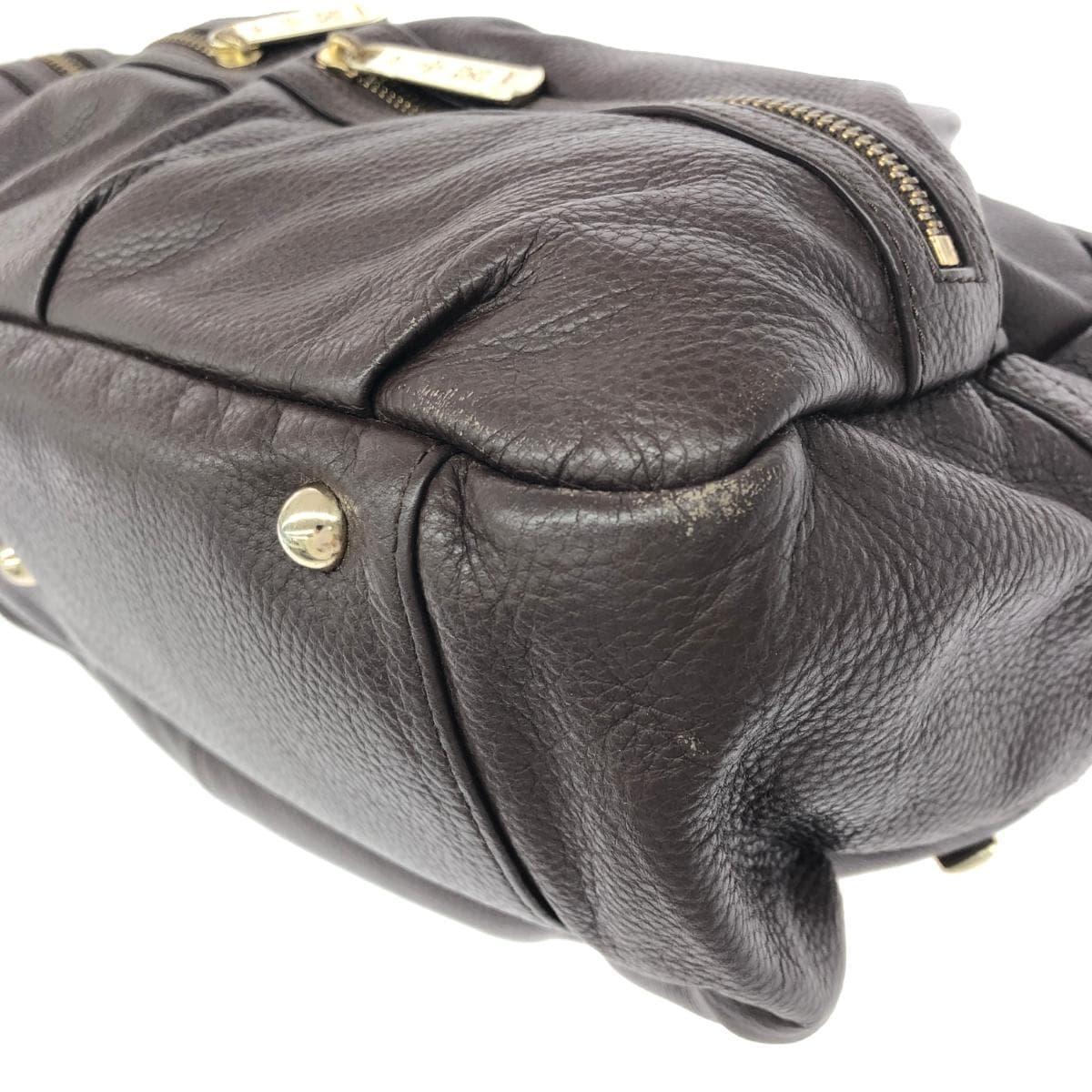 Russet Rassit Tote Bag Leather Brown Women's 8