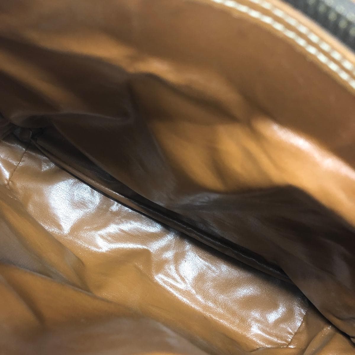 NINA RICCI Tote Bag Giraffe Pattern/PVC Brown Ladies 4