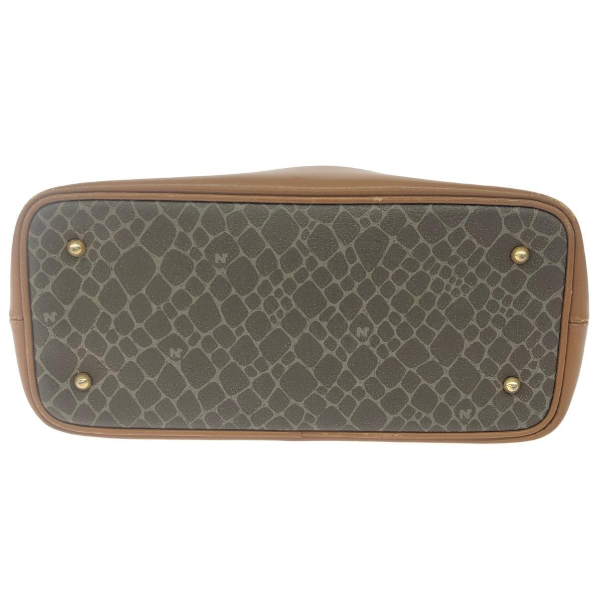 NINA RICCI Tote Bag Giraffe Pattern/PVC Brown Ladies 8