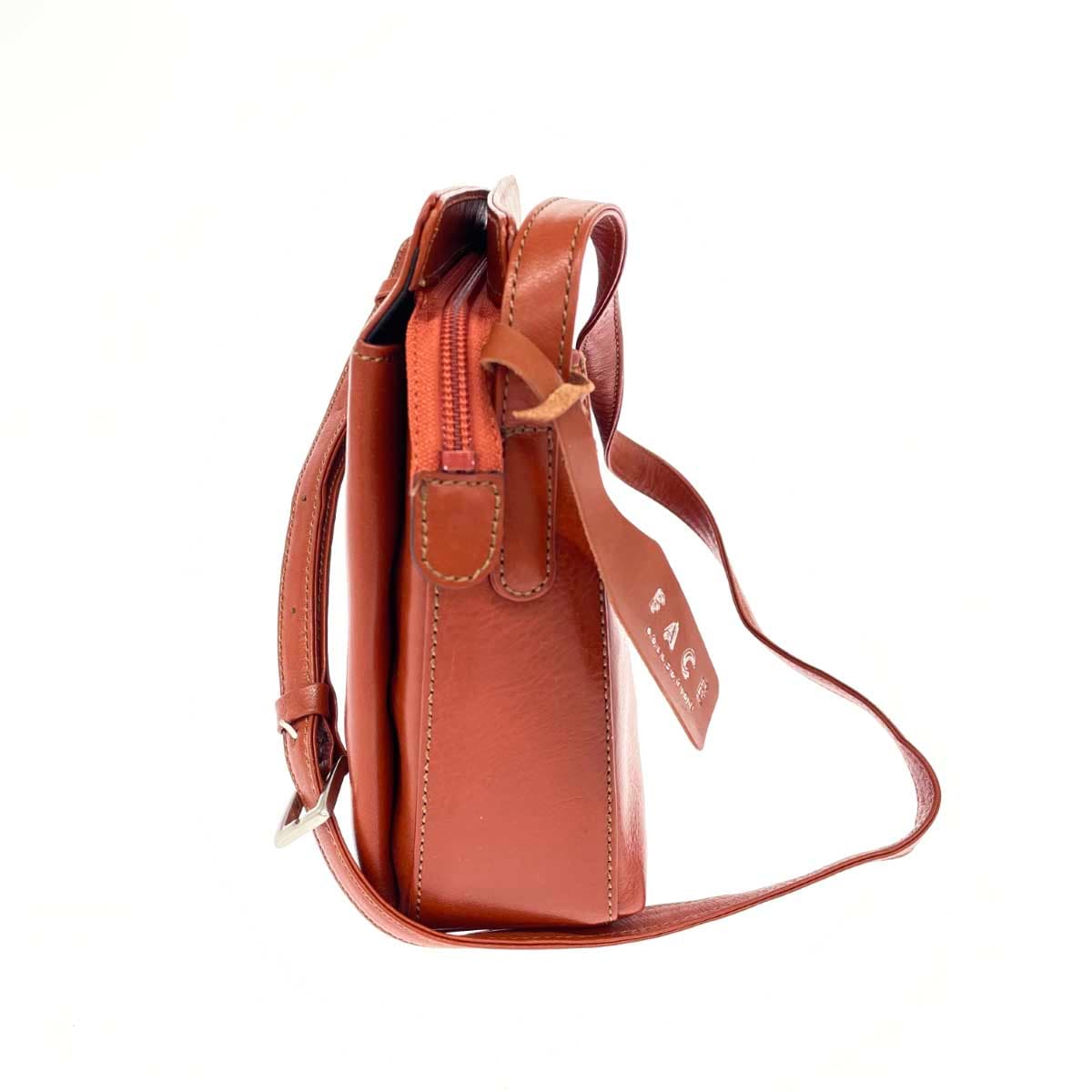 FACE shoulder bag in excellent condition, leather, brown, unisex 2