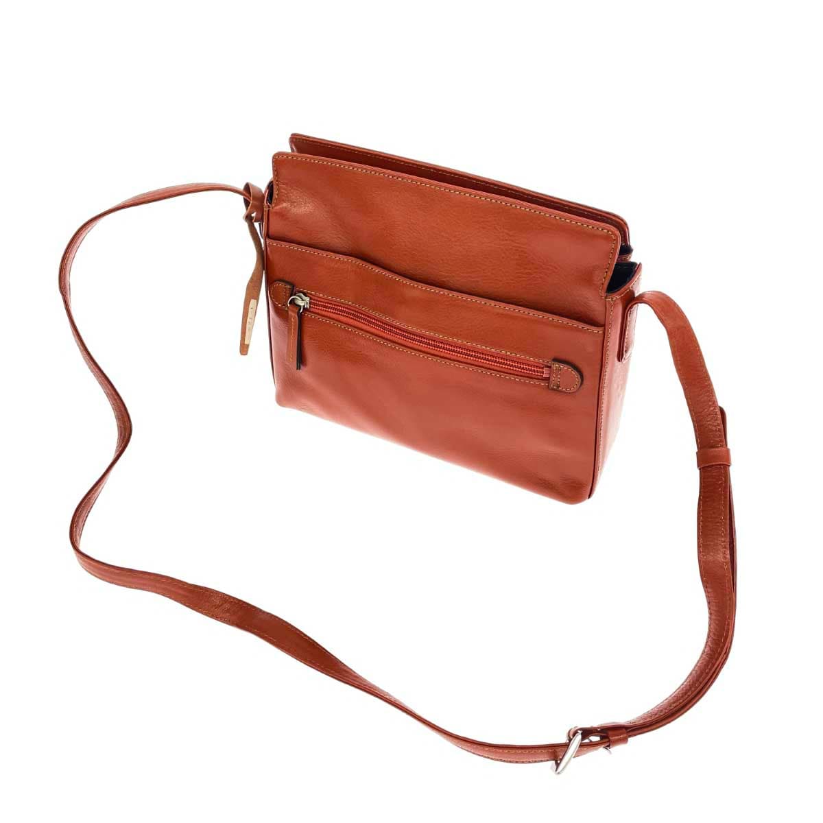 FACE shoulder bag in excellent condition, leather, brown, unisex 3