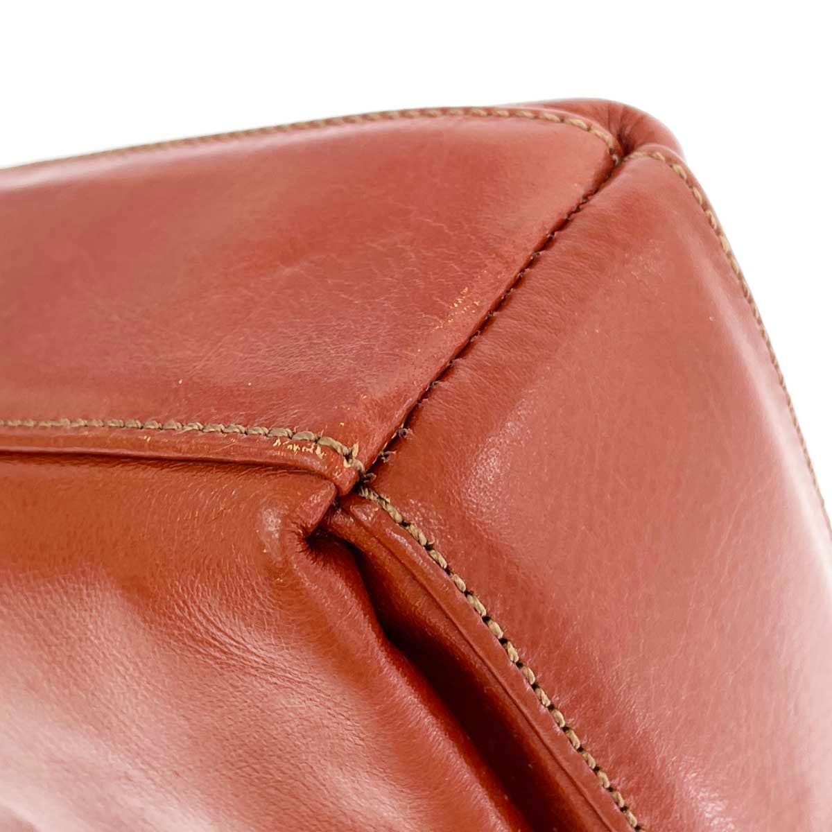 FACE shoulder bag in excellent condition, leather, brown, unisex 7