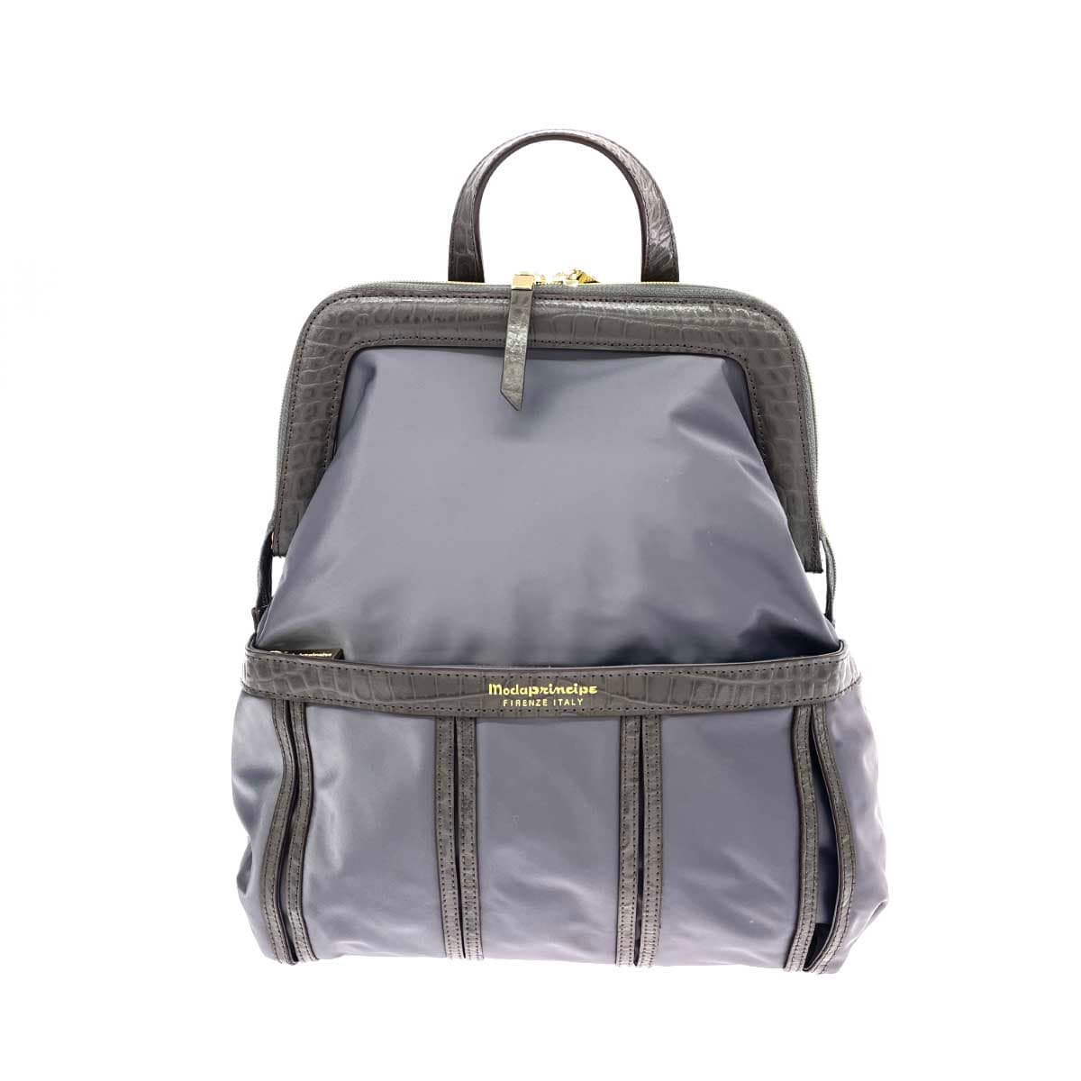 modaprincipe Backpack in excellent condition, nylon, gray, women's