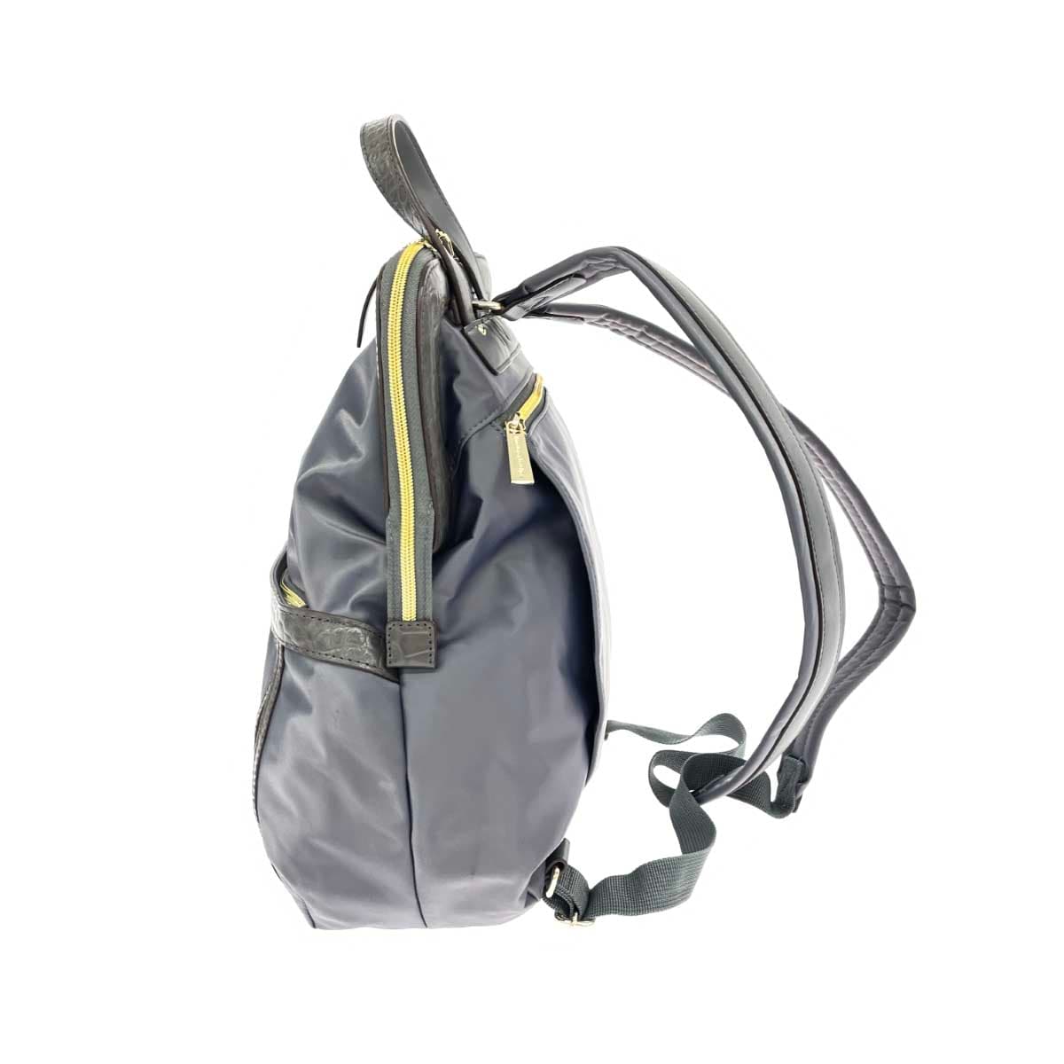modaprincipe Backpack in excellent condition, nylon, gray, women's 2