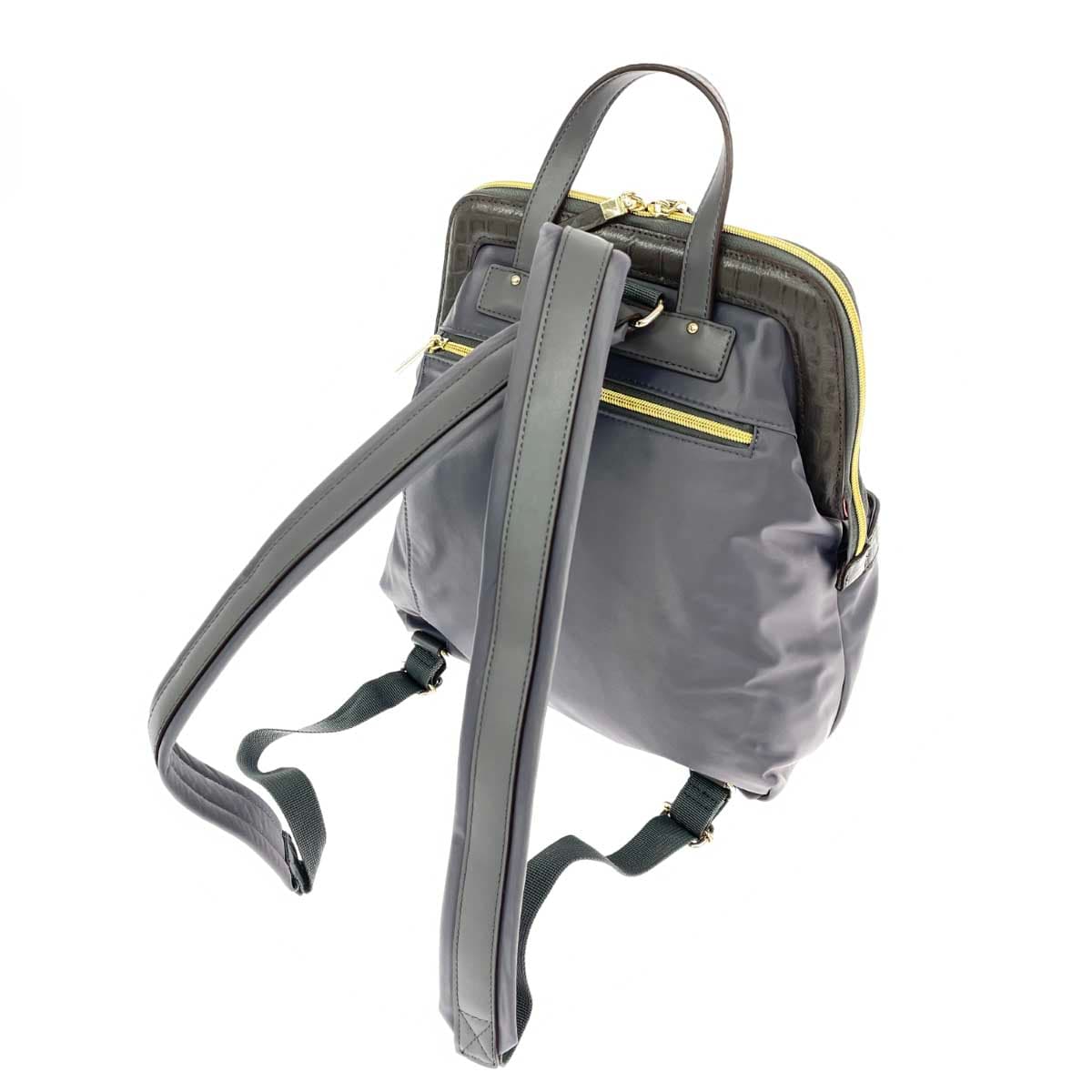 modaprincipe Backpack in excellent condition, nylon, gray, women's 3