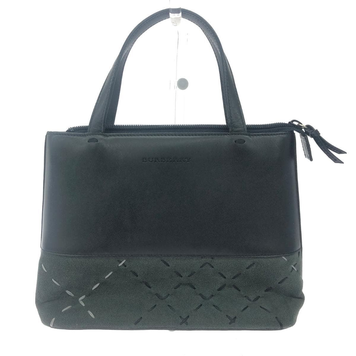 BURBERRY LONDON Handbag Wild Stitch/Leather Black/Gray