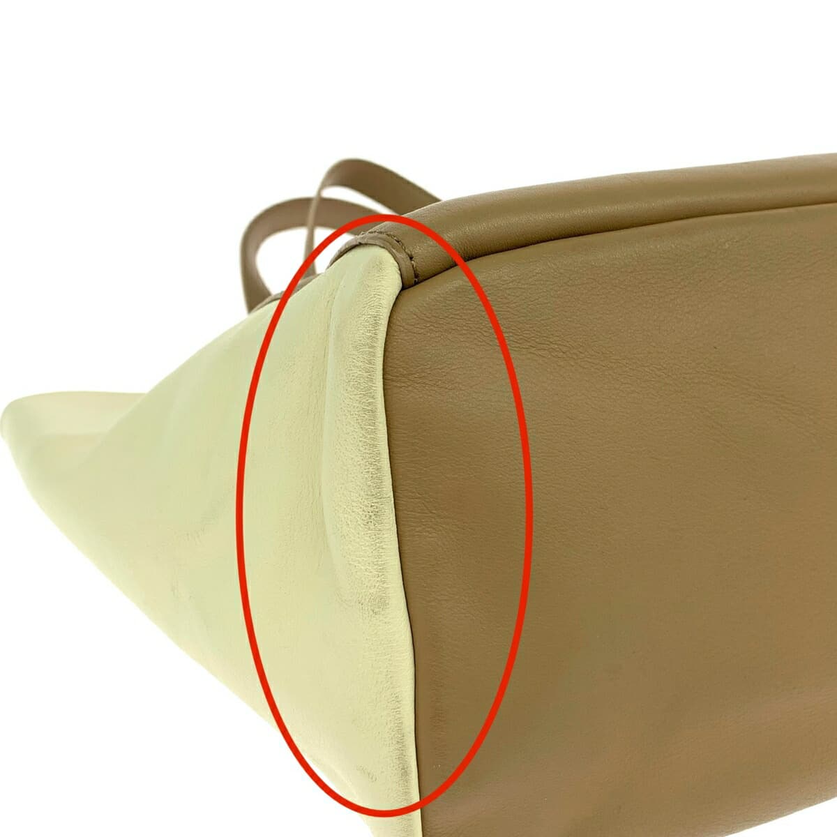 BLUE LABEL CRESTBRIDGE Handbag Leather/Inner Check Beige Women's 7