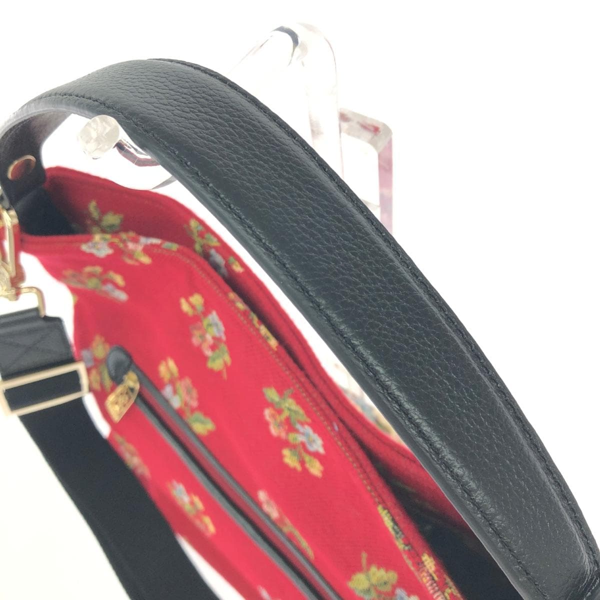 Think Bee Miozotis / 2WAY Bag in excellent condition, Gobelin / Flower motif, Red, Ladies 7
