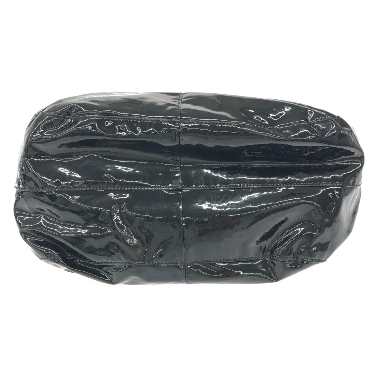 agnes b. Agnes B. Tote Bag Enamel Black Ladies 5