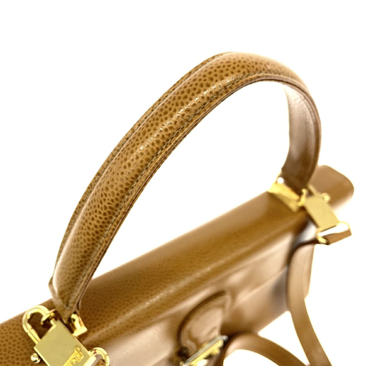 HERNO 2WAY Bag Camel Vintage Item Brown Women's 4