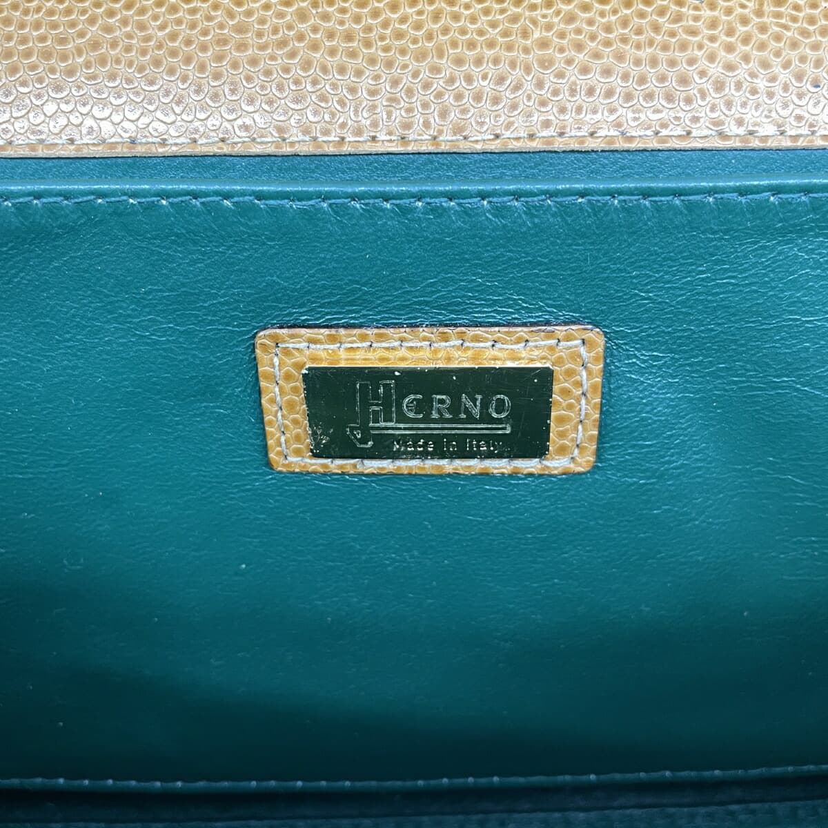 HERNO 2WAY Bag Camel Vintage Item Brown Women's 6