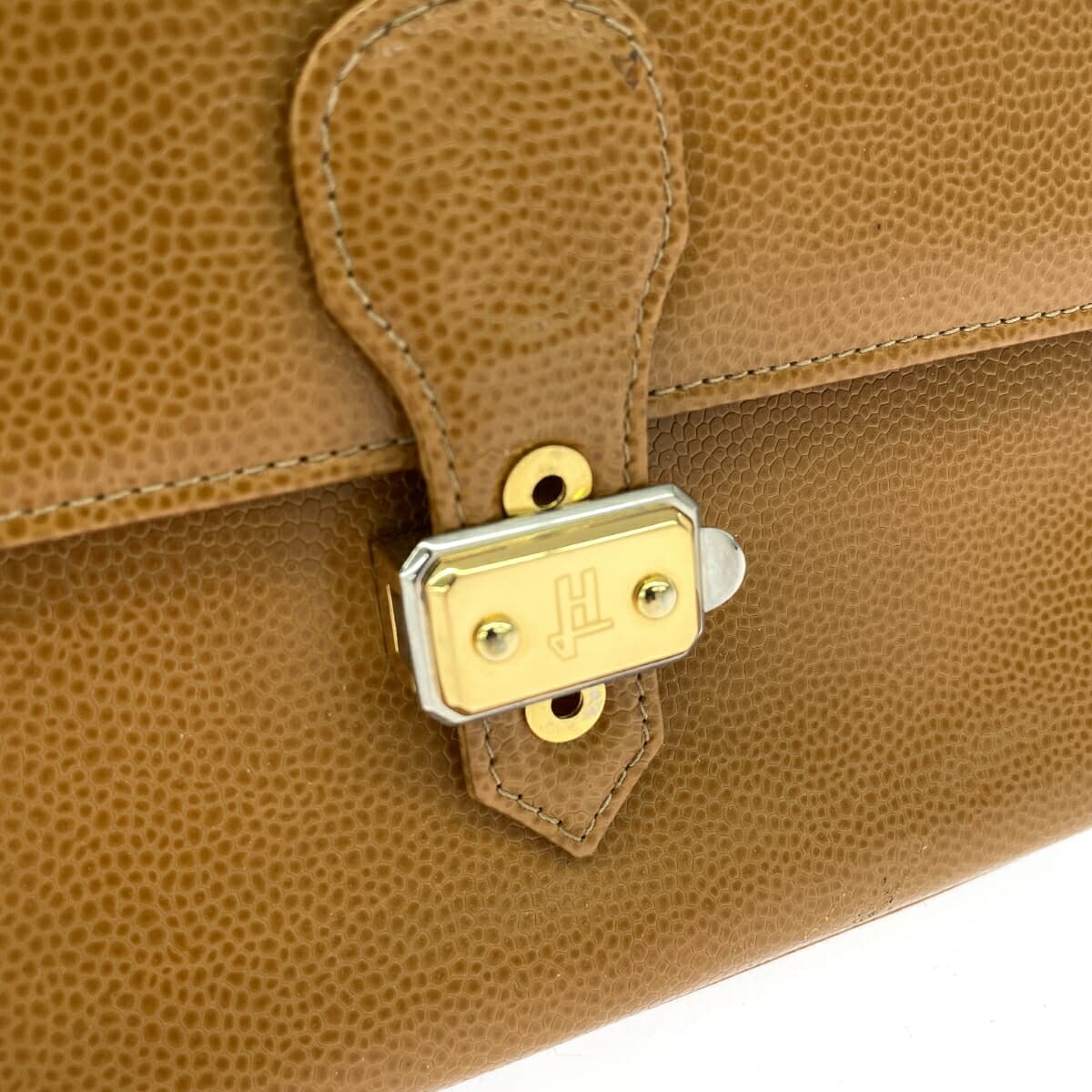 HERNO 2WAY Bag Camel Vintage Item Brown Women's 8