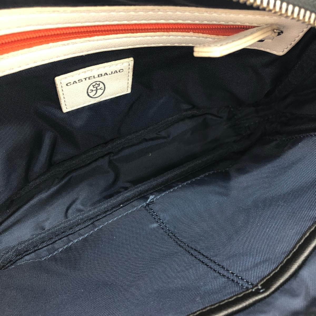 CASTELBAJAC Body Bag Good Condition Logo/PVC Black Men's 4